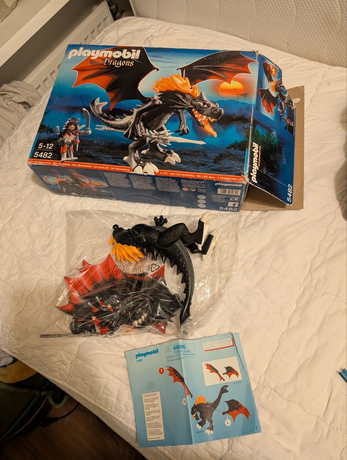 Playmobil Dragons 5482 - Compleet en werkend, Kinderen en Baby's, Speelgoed | Playmobil, Gebruikt, Complete set, Ophalen of Verzenden