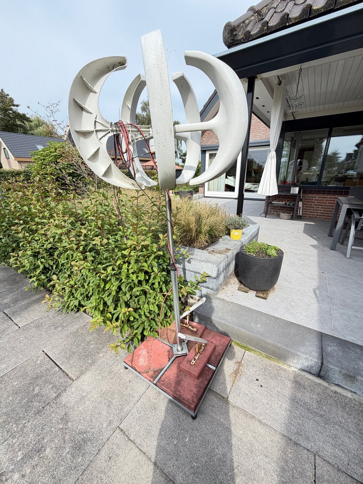 Complete wind- en zonne-energie set z.g.a.n., Ophalen, Zo goed als nieuw, Compleet systeem, 200 wattpiek of meer