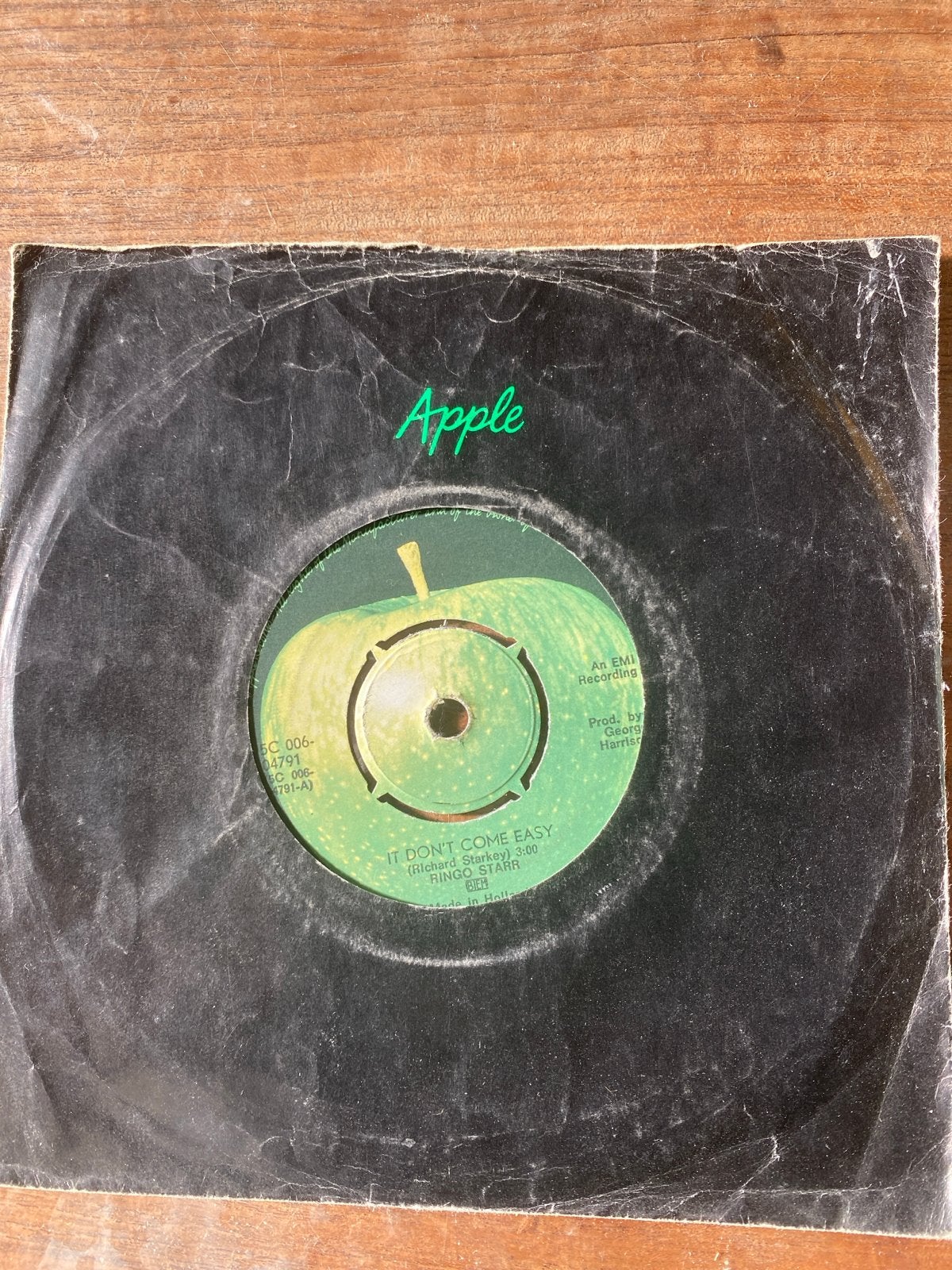 Ringo Starr - It Don't Come Easy (7 inch vinyl single), Gebruikt, Originele persing, 7 inch, Ophalen of Verzenden