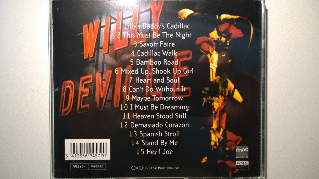 Willy DeVille - (Live), Ophalen of Verzenden, Zo goed als nieuw, Jazz, Album