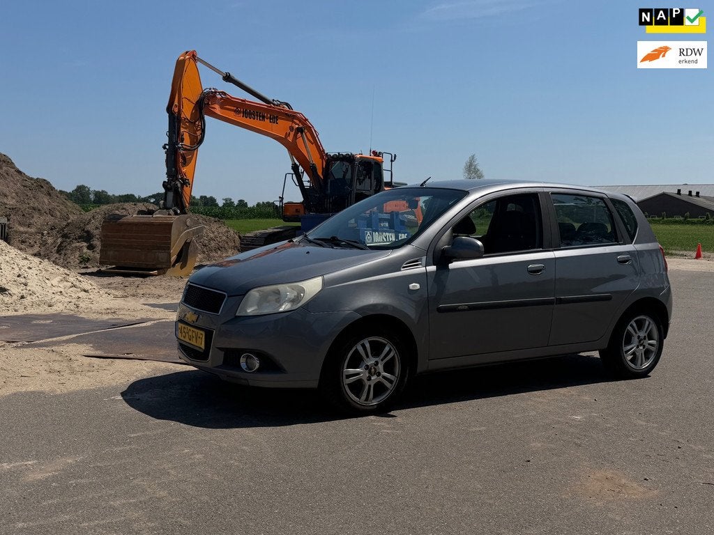 Chevrolet Aveo 1.2 16V LS/lees tekst/Airco/Apk/E.ramen, Auto's, Chevrolet, Voorwielaandrijving, Aveo, 4 cilinders, Metallic lak