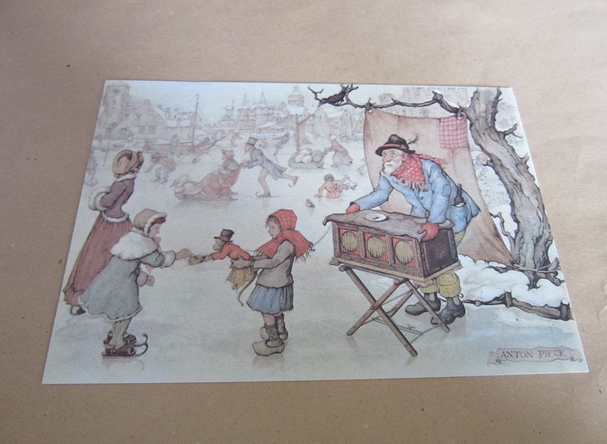 Anton Pieck ansichtkaart 17, Verzamelen, Verzenden, Nieuw, Overige typen