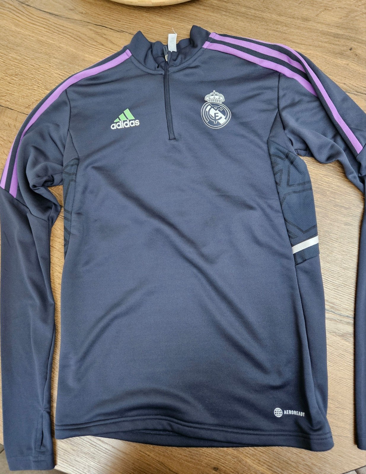 Adidas Real Madrid Trainingstrui en Broek - Maat XS, Blauw, Ophalen of Verzenden, Zo goed als nieuw, Adidas
