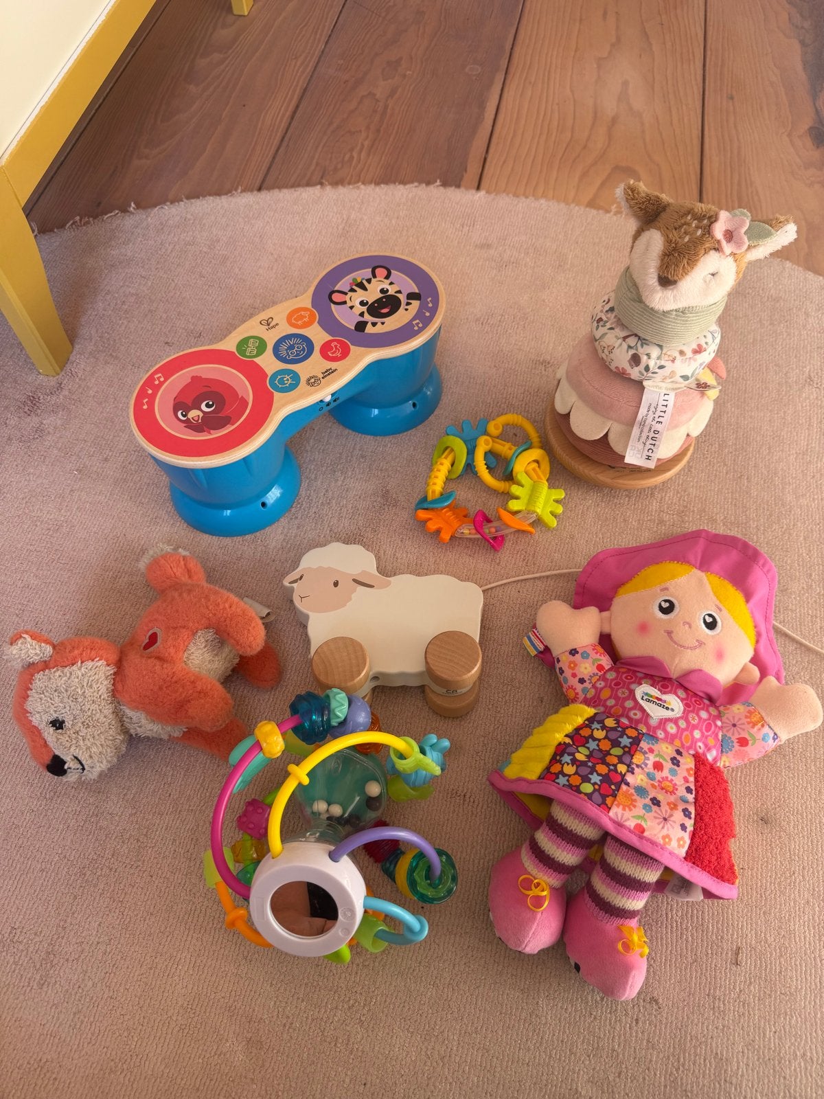 Diverse baby- en kinderspeelgoed: rammelaars, knuffels en me, Kinderen en Baby's, Ophalen of Verzenden, Gebruikt, Overige typen