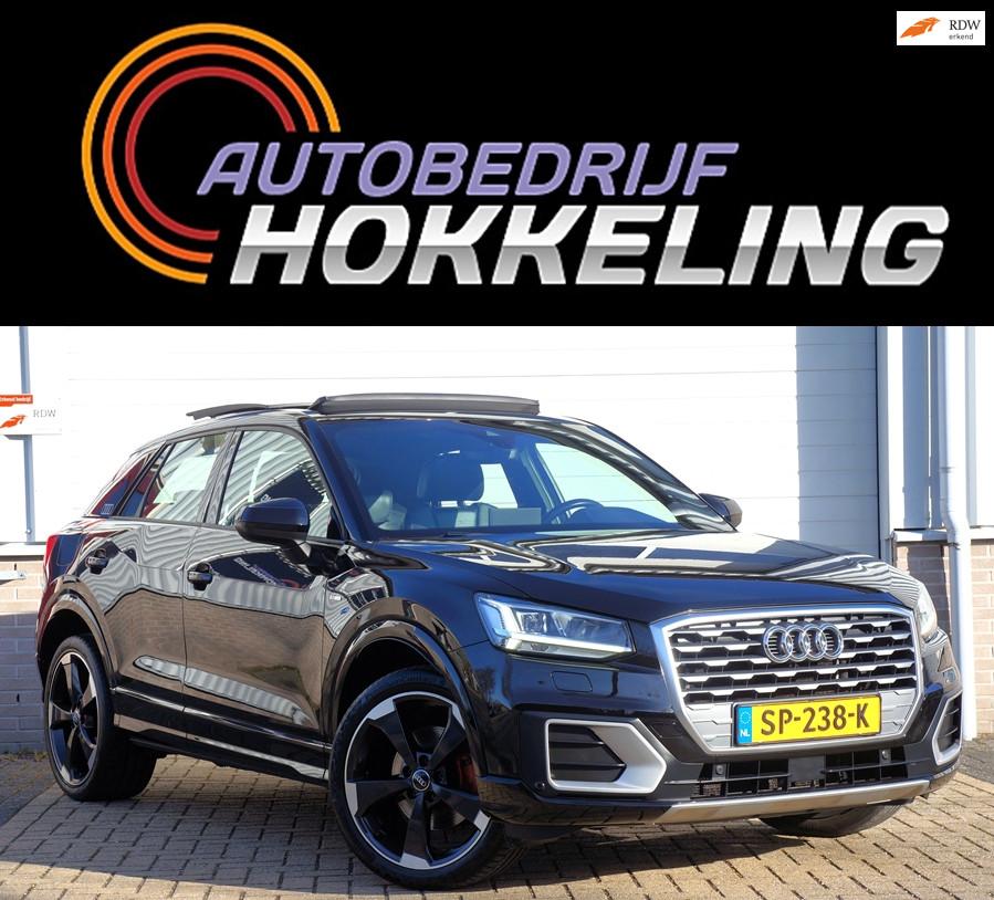 Audi Q2 1.4 TFSI CoD S-Line Edition 150pk; Automaat+Panorama, Auto's, Audi, Gebruikt, 4 cilinders, 150 pk, Leder en Stof