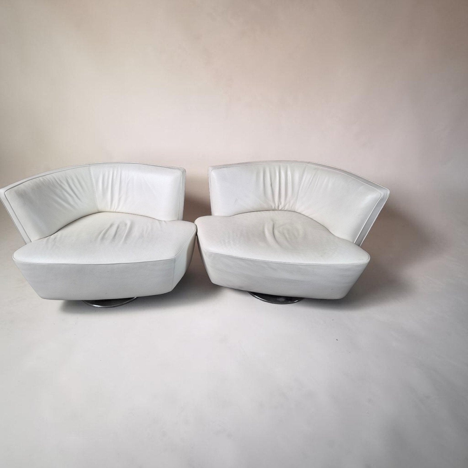 Walter Knoll Drift Design Stoel - Wit Leer, Huis en Inrichting, Ophalen of Verzenden