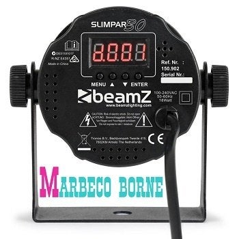 LED Slim Par, PAR30 licht effect, compacte RGB Led lamp, Muziek en Instrumenten, Licht en Laser, Geluidgestuurd, Nieuw, Info@marbeco.nl