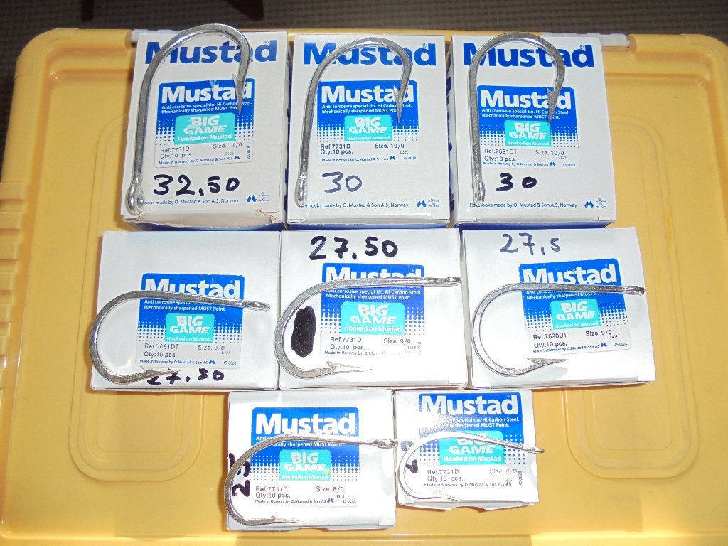 Big Game Mustad Sea Demon Southern&Tuna Hooks Made in Norway, Watersport en Boten, Ophalen of Verzenden, Nieuw, Haak