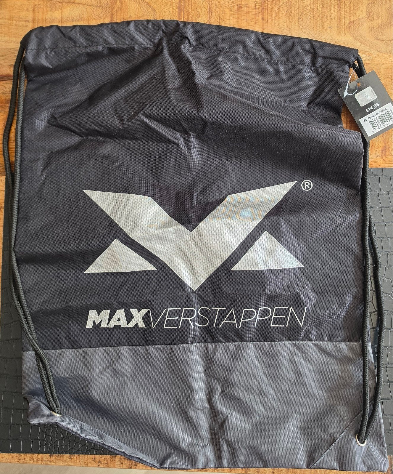 Max Verstappen Gymtas - Nieuw met prijskaartje, Zwart, Nieuw, Ophalen of Verzenden, Algemeen