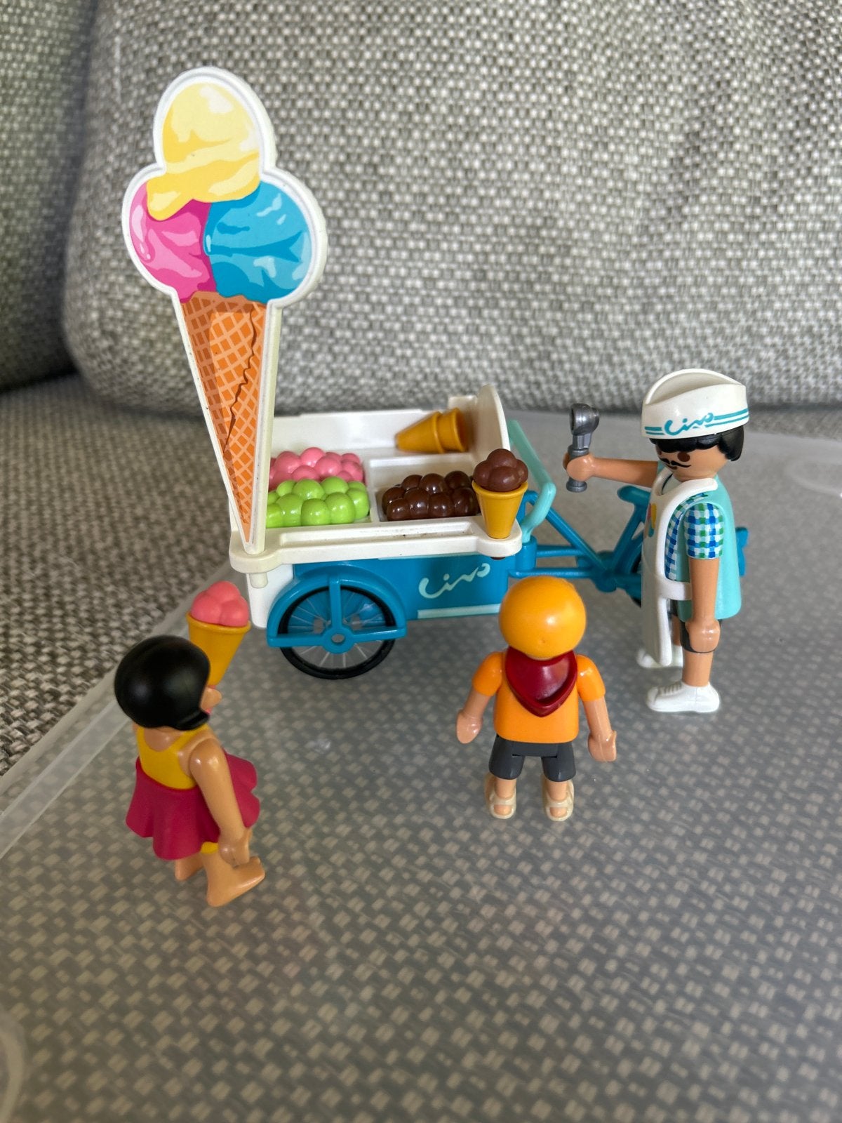 Playmobil IJscoman Set 9426 - Zomerpret met IJsfiets, Gebruikt, Complete set, Voertuig, Ophalen of Verzenden