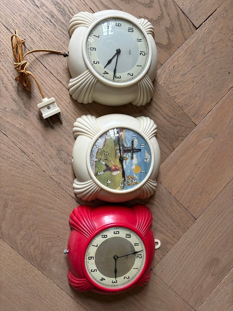 Metamec art deco klokjes, Ophalen of Verzenden