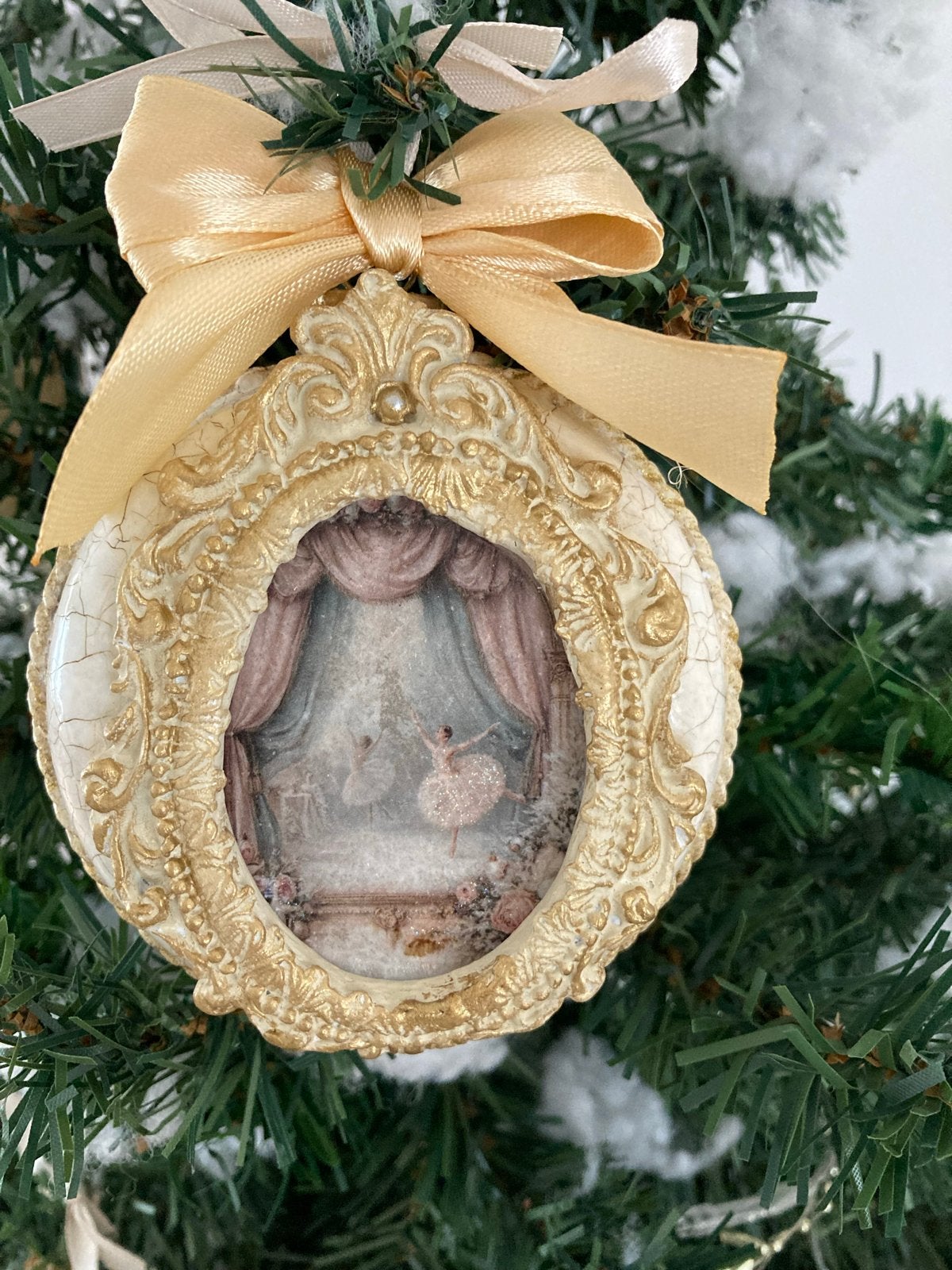 Ballerina kerst decoratie handgemaakt en uniek, Verzenden, Nieuw