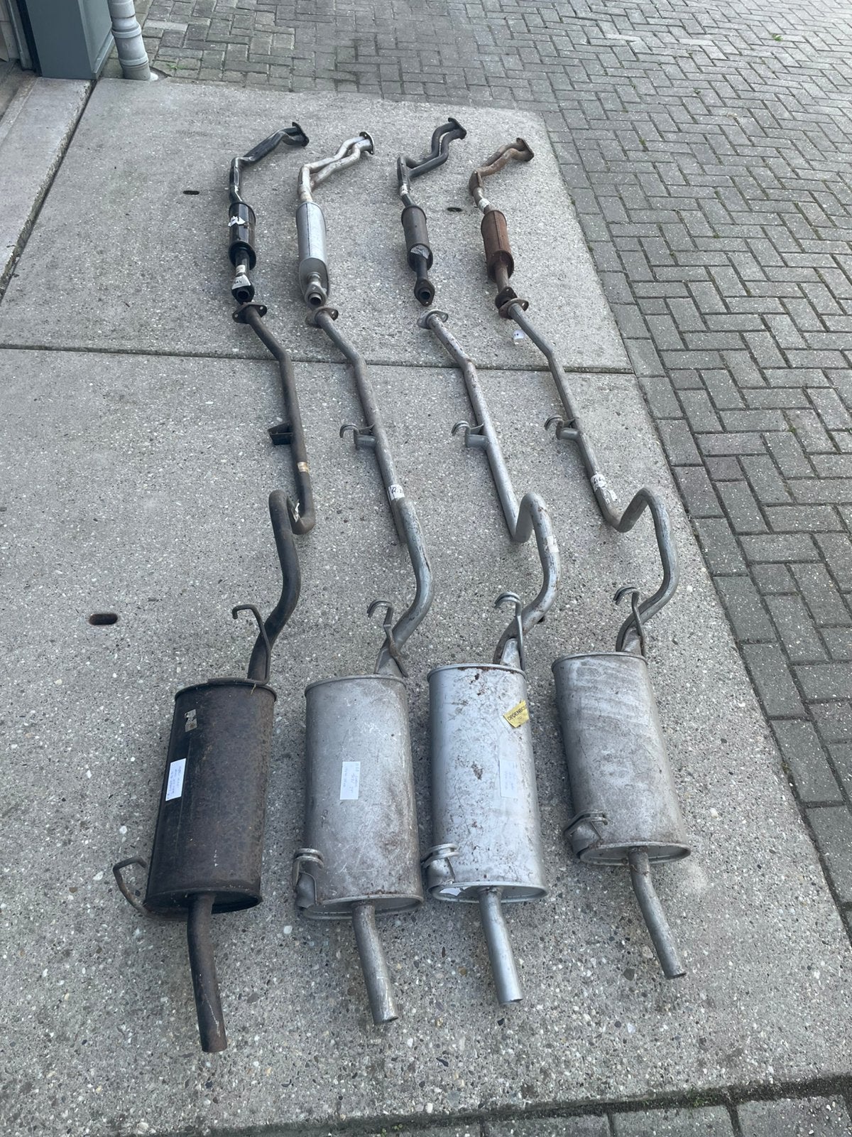 Toyota corolla ke70 te70 te71 uitlaat delen nieuw, Ophalen, Nieuw, Toyota