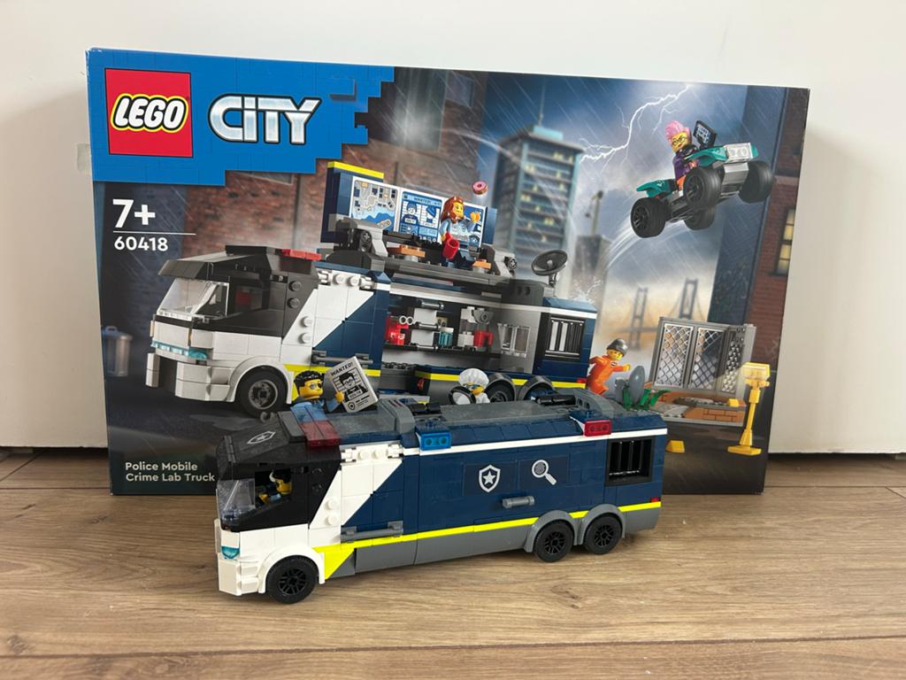 Lego City Politie Mobiel Laboratorium 60418 Compleet, Ophalen, City, Lego, Zo goed als nieuw