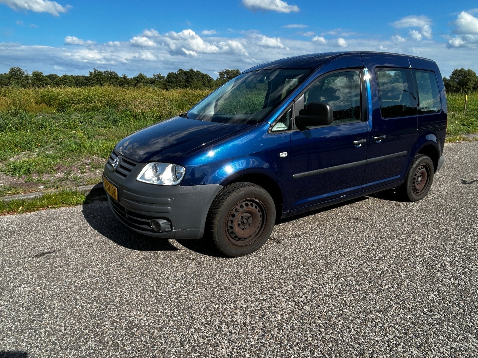 Volkswagen Caddy 1.4 Life 55KW Combi 2006 Blauw, Voorwielaandrijving, 74 pk, 4 cilinders, 700 kg