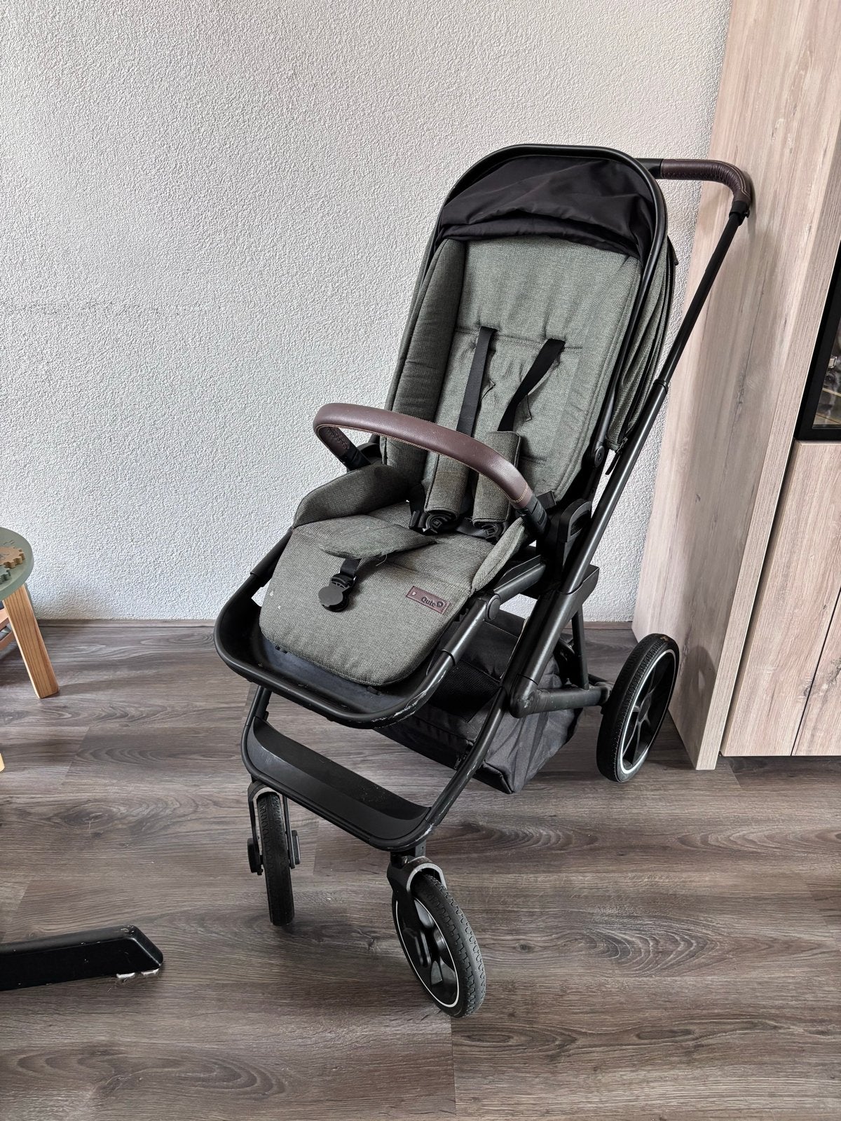 Qute kinderwagen Q Rider met reiswieg en zitje, Gebruikt, Combiwagen, Met reiswieg, Ophalen