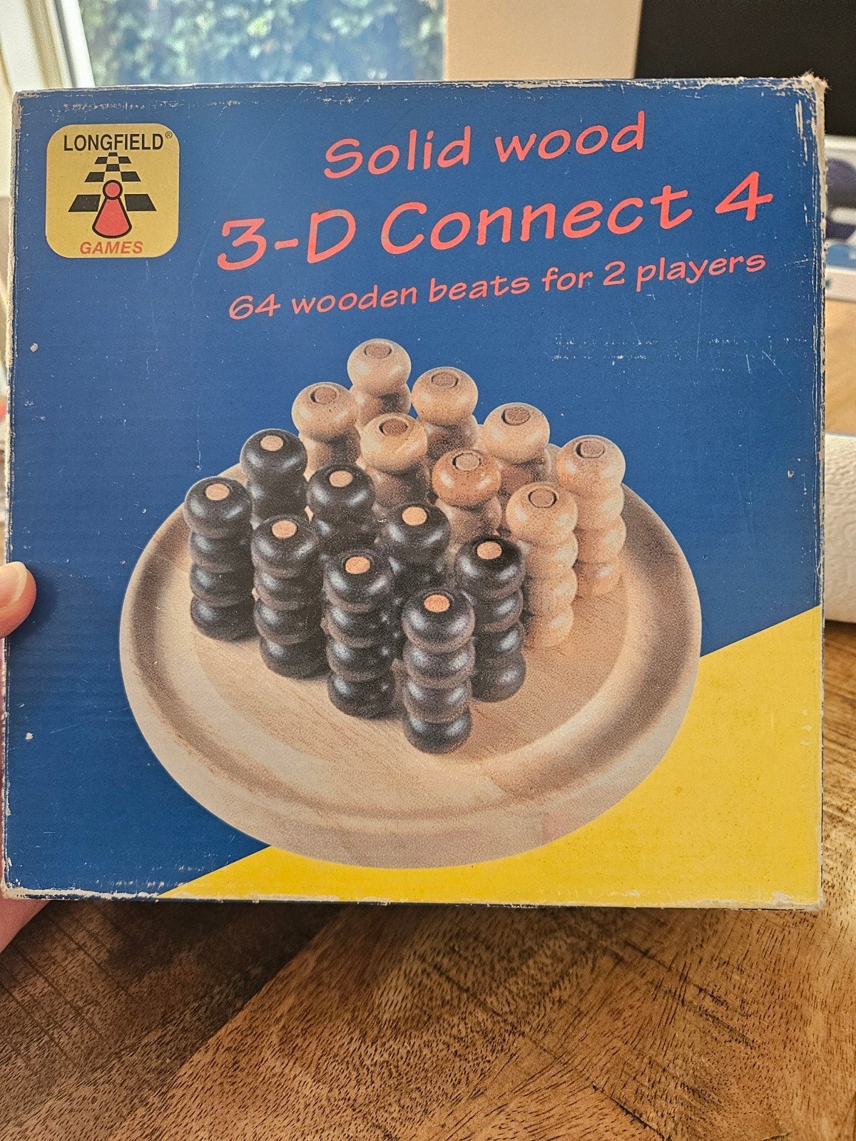 Longfield Solid 3 D 4 op een rij, Een of twee spelers, Ophalen of Verzenden, Zo goed als nieuw, Longfield