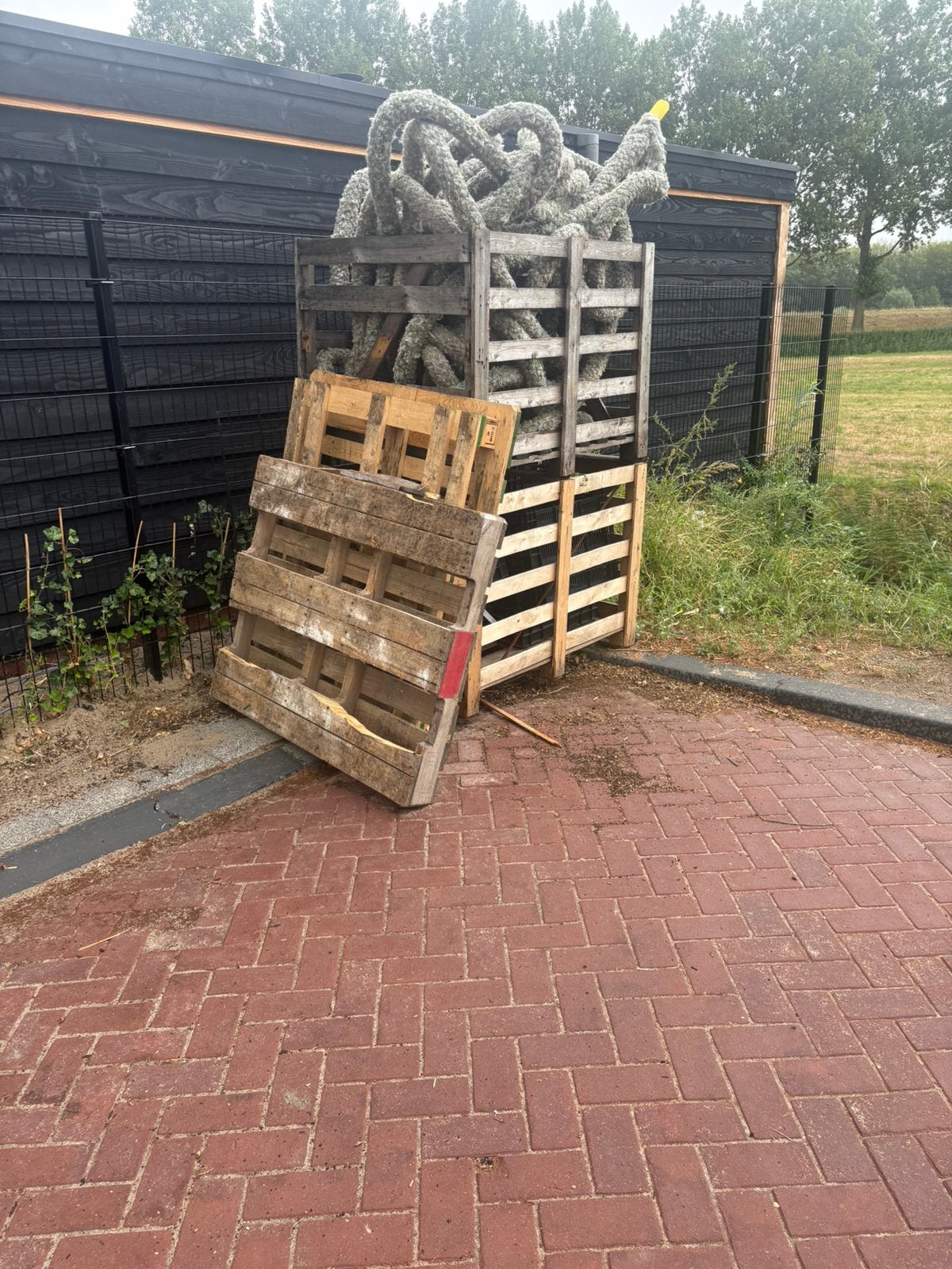 Palets gratis af te halen, Tuin en Terras, Palen, Balken en Planken, Ophalen, Zo goed als nieuw, Palen