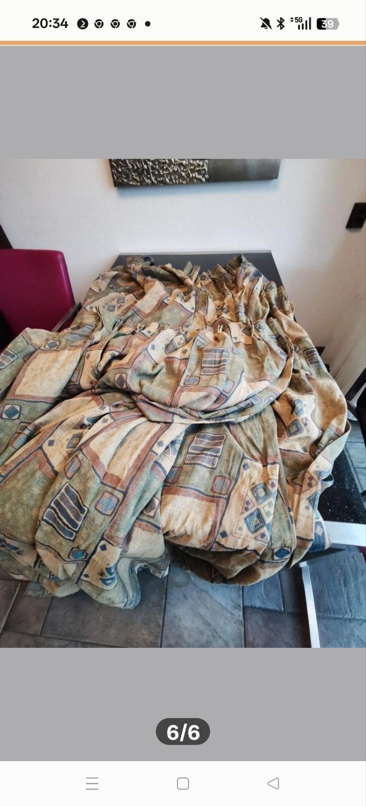 Mooie overgordijnen 2 stuks, Huis en Inrichting, Ophalen of Verzenden, Zo goed als nieuw, Overgordijn