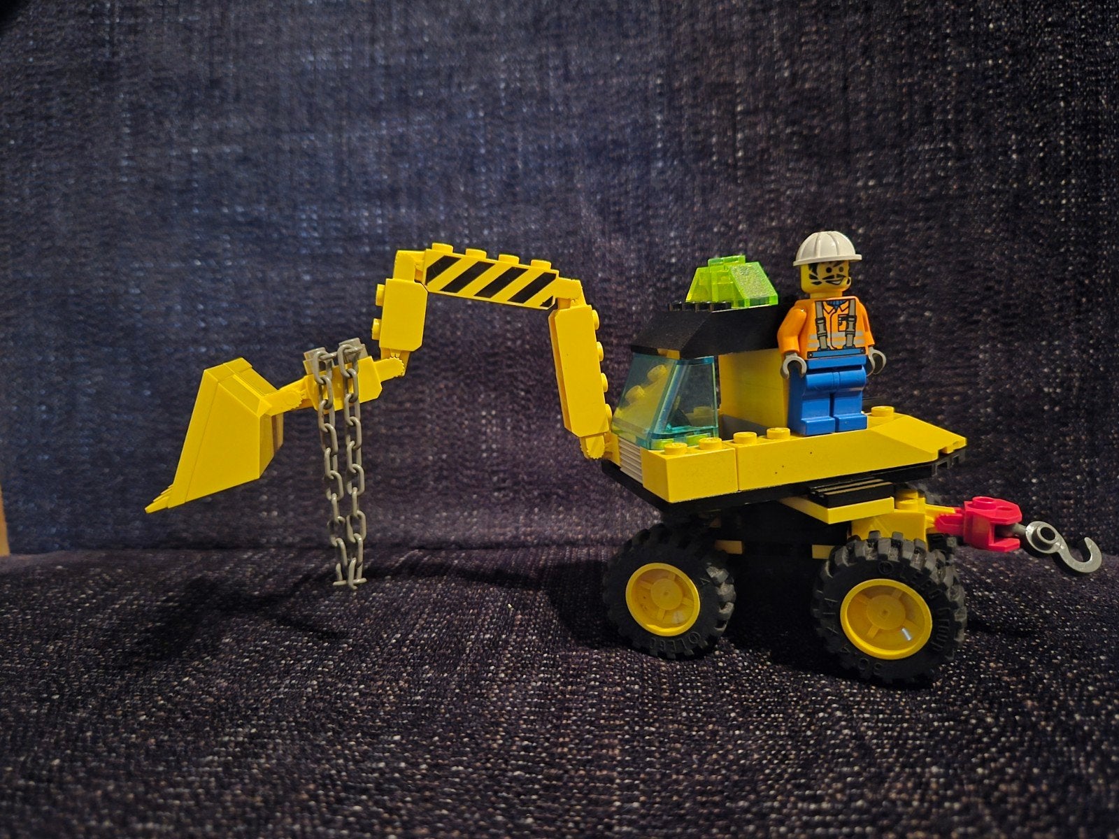 LEGO 6474 Construction Excavator 2001 Compleet + Instructies, Gebruikt, Overige thema's, Lego, Compleet