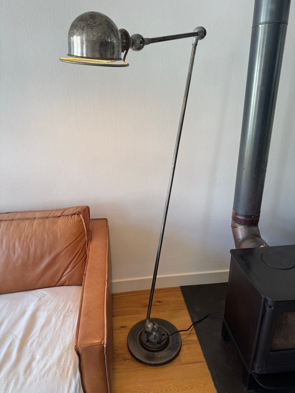 Jielde industriele lamp, Ophalen