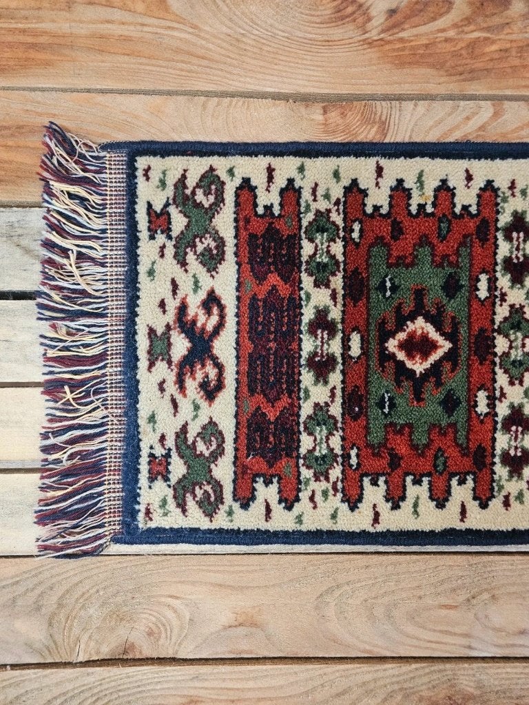 Oosters Tapijtje 83/33, Gebruikt, 50 tot 100 cm, Blauw, Djt@dejuistetoon.eu