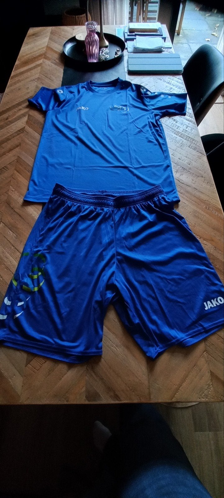 Gymbroek en gymshirt Drachtster lyceum, Kleding | Heren, Sportkleding, Ophalen, Zo goed als nieuw, Maat 56/58 (XL), Voetbal