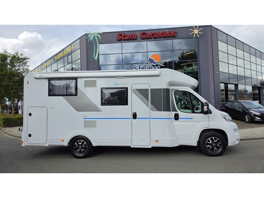 Sun Living S 70 SL enkele bedden hefbed, Caravans en Kamperen, Campers, Ringverwarming, Koelkast, Luifel, Sun Living