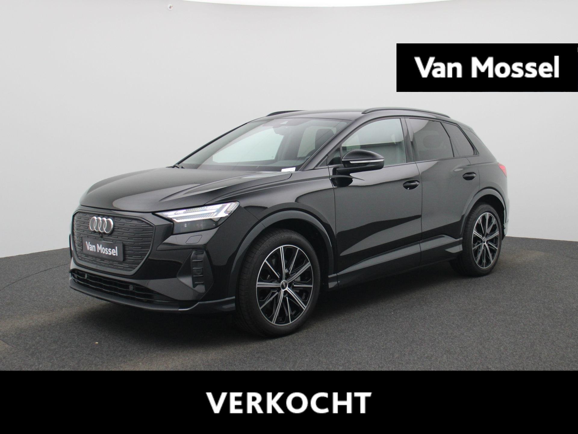 Audi Q4 e-tron 50 quattro Advanced edition 77 kWh 299 PK | N, Auto's, 12 maanden, Zwart, Zwart, 2110 kg