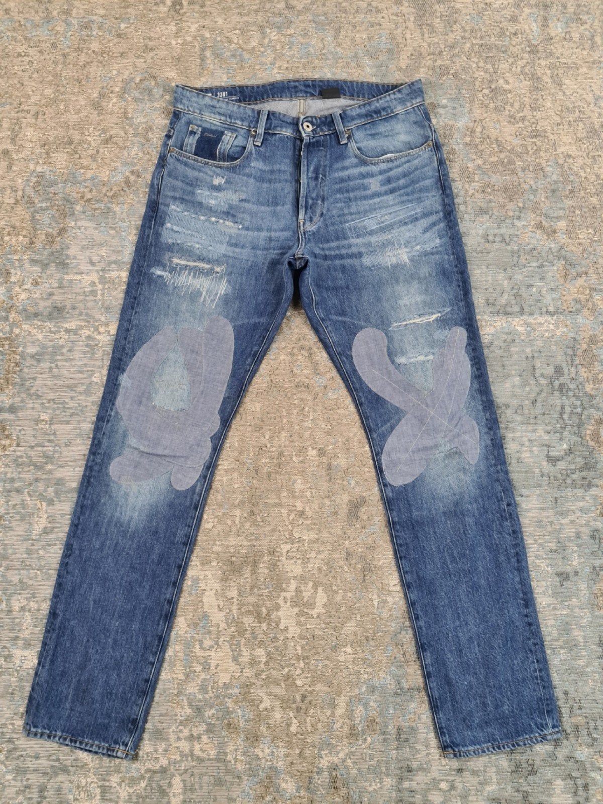 G-Star 3301 Straight Tapered W31 L32 100% katoen Bronno3132, G-Star Raw, https://www.g-star.com/nl_nl/customer-service, W32 (confectie 46) of kleiner