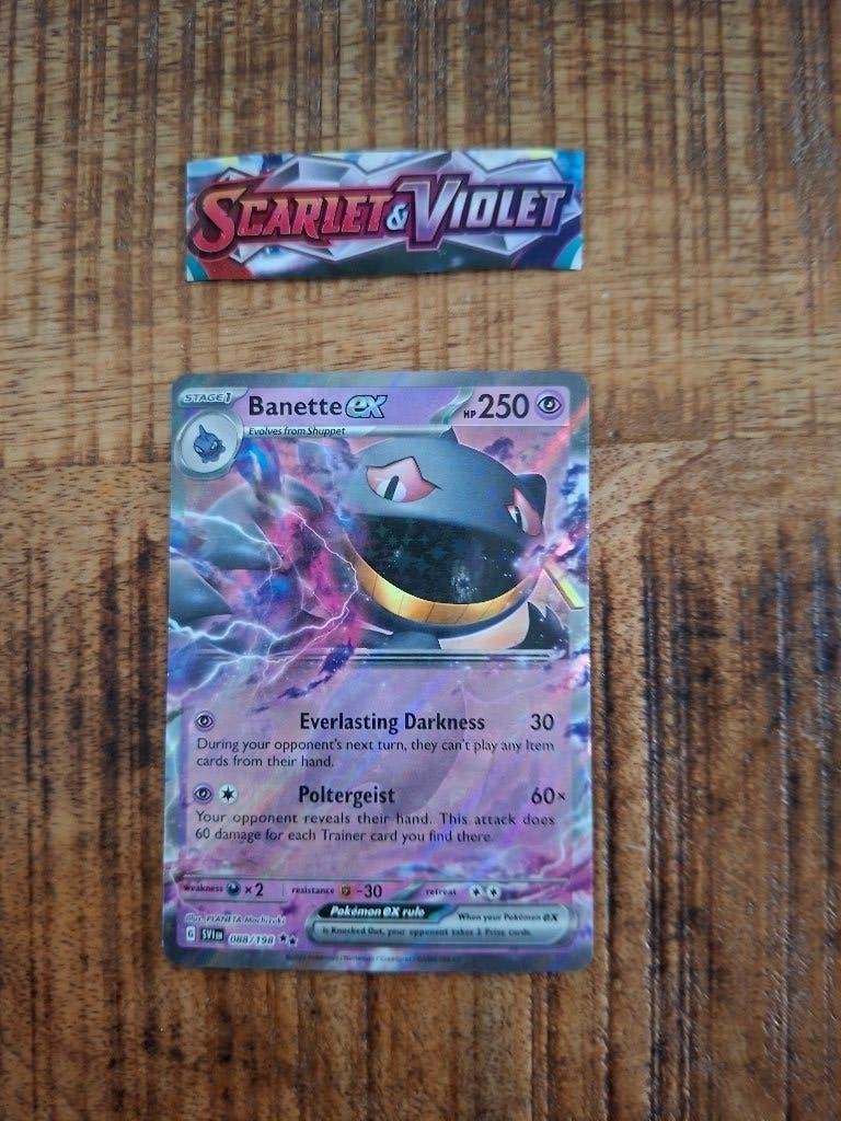 Pokemon – Banette (EX) (SVI 088/198) – Scarlet & Violet, Ophalen of Verzenden, Nieuw, Losse kaart, Foil
