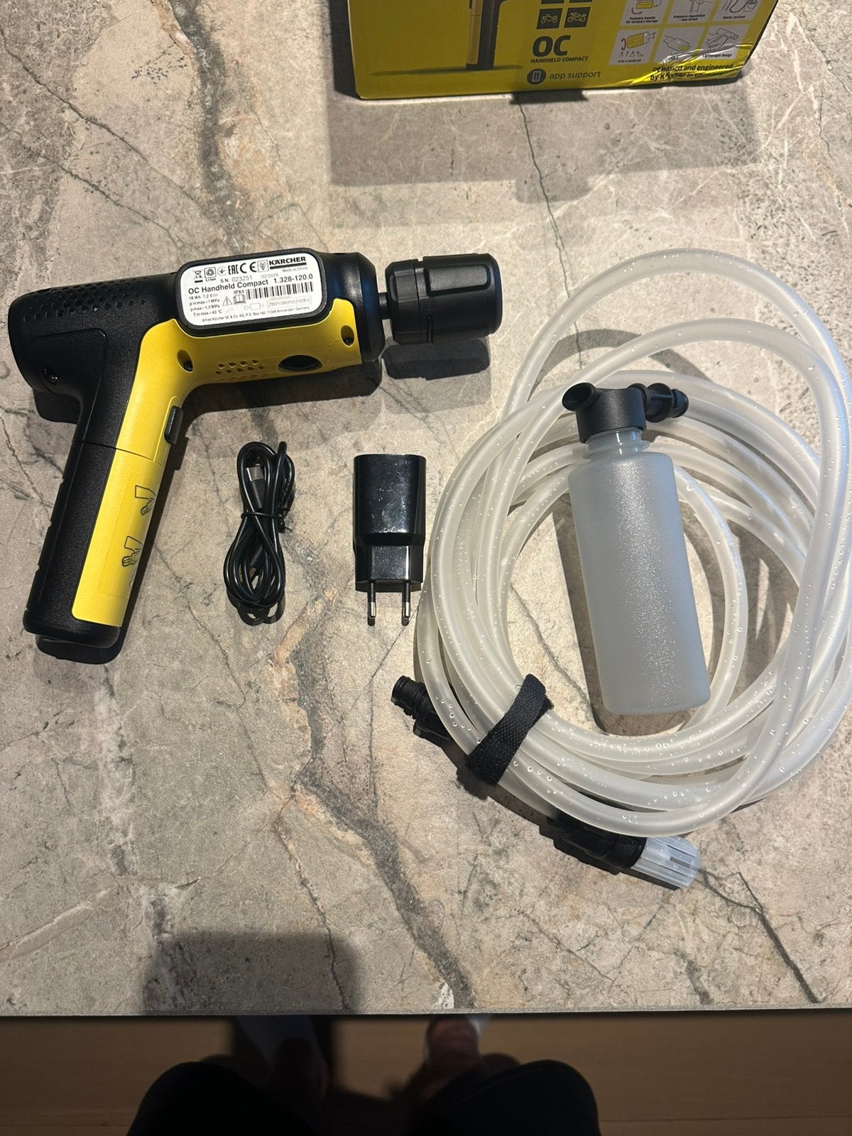 KARCHER Handheld reiniger OC Handheld Compact, Tuin en Terras, Hogedrukreinigers, Ophalen, Nieuw, Accu, Met regelbare waterdruk
