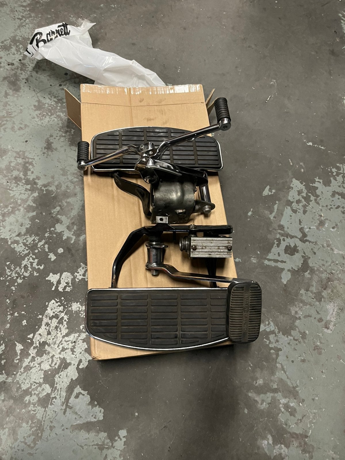 Floorboards harley fat boy/ heritage evo, Gebruikt, Harley, Ophalen of Verzenden, Nederland
