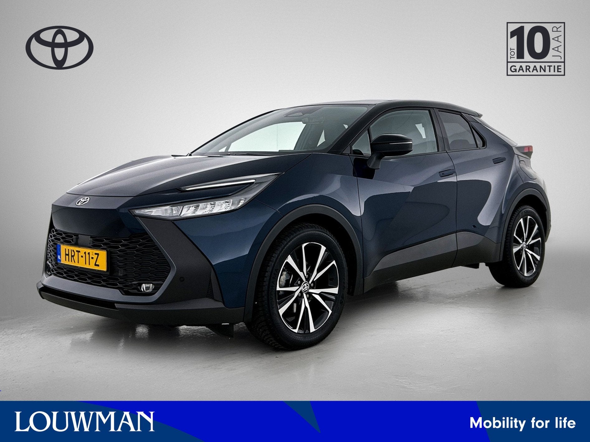 Toyota C-HR 1.8 Hybrid 140 Dynamic | BTW voertuig | Dodehoek, Auto's, Toyota, 12 maanden, Stof, 4 cilinders, Blauw