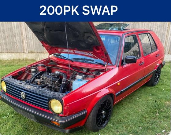 Hobby Belgische Golf MK2 1.9TDI 200PK stage3 GTI TDI GTD, Ophalen, Gebruikt