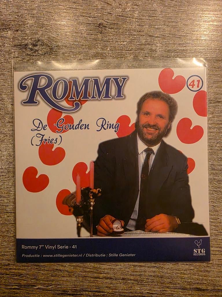 7″ – Rommy – De Gouden Ring (Fries) / Gjin Sint Yn – Deel 41, Ophalen of Verzenden, 7 inch, Levenslied of Smartlap