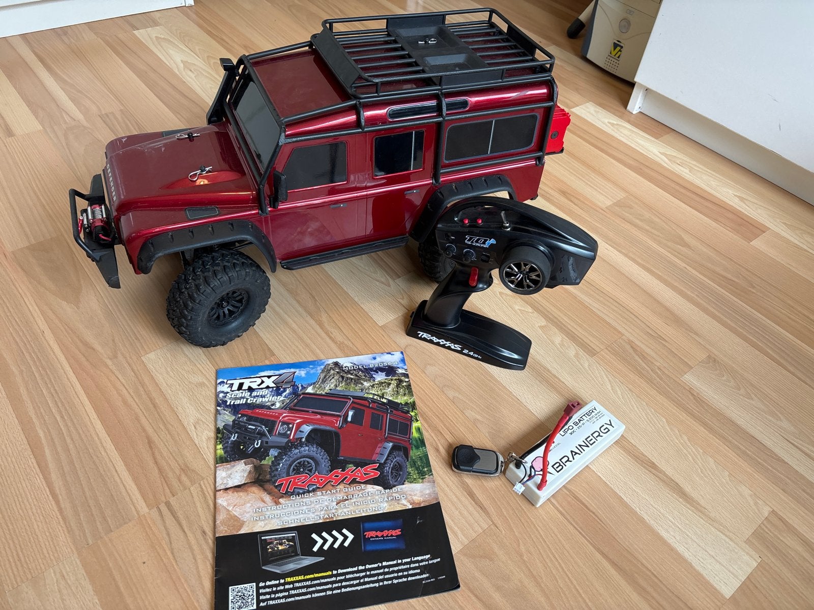 Traxxas TRX-4 Land Rover Defender RC Crawler RTR, Hobby en Vrije tijd, Modelbouw | Radiografisch | Auto's, Auto offroad, Zo goed als nieuw
