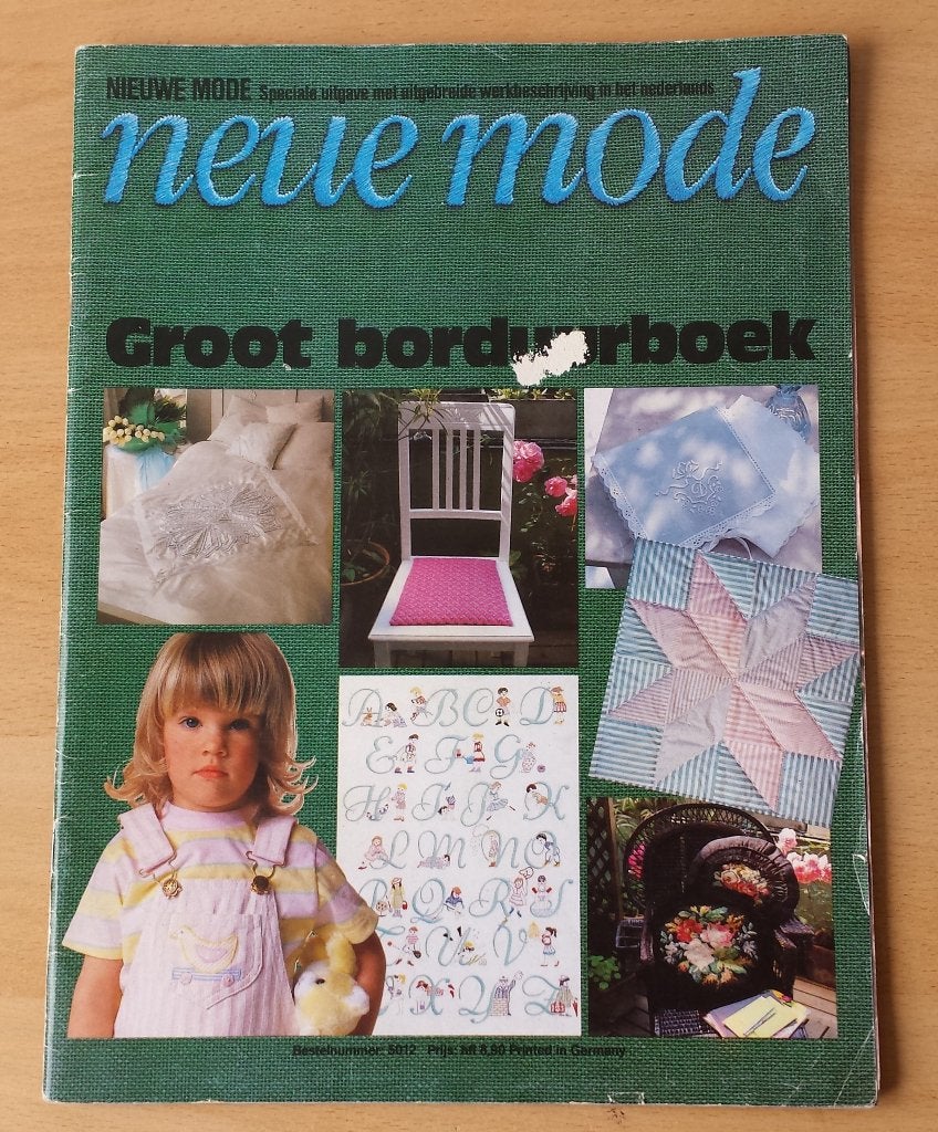 Neue Mode - Groot Borduurboek - 1985, Gebruikt, Ophalen of Verzenden, Handborduren, Nvt