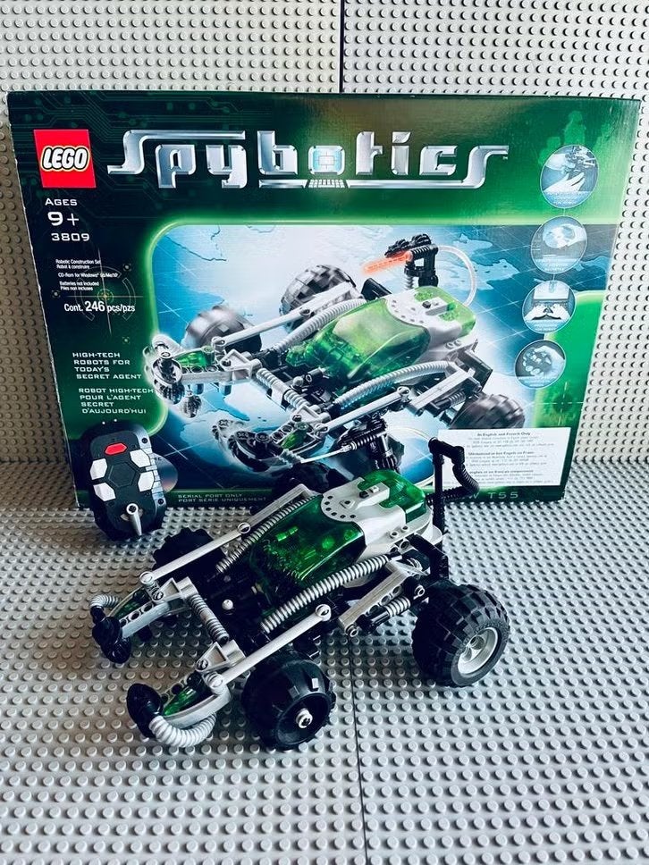 LEGO Spybotics 3809 Technojaw T55, Inclusief instructies, Gebruikt, Overige thema's, Lego