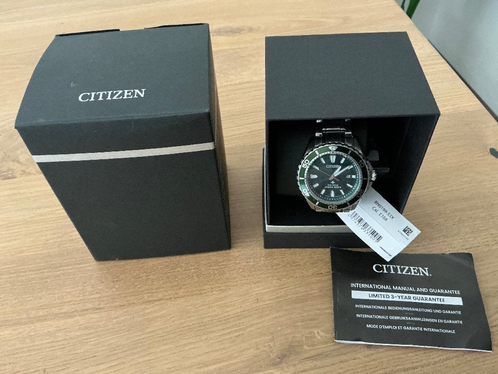 Citizen Eco-Divers nieuw, Staal, Staal, Nieuw, Ophalen of Verzenden