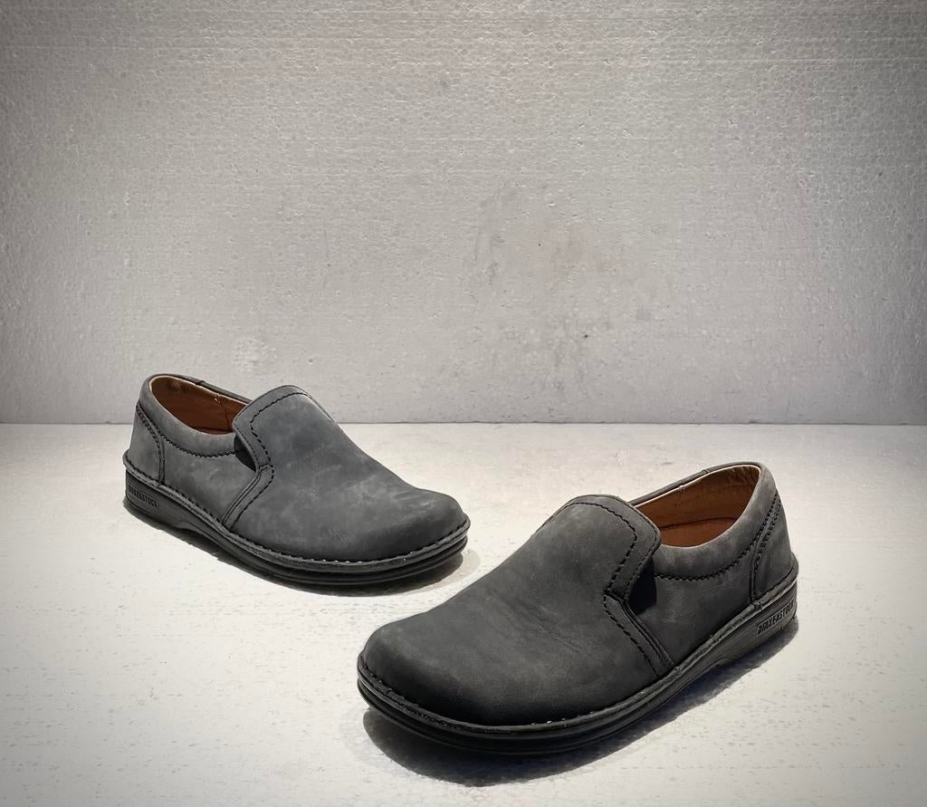 Birkenstock Nashville Slip In dichte schoenen zacht grijs 36, Instappers, Ophalen of Verzenden, Zo goed als nieuw, Grijs