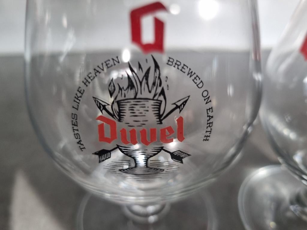 Duvel glazen, Verzamelen, Ophalen of Verzenden, Zo goed als nieuw, Glas of Glazen, Duvel