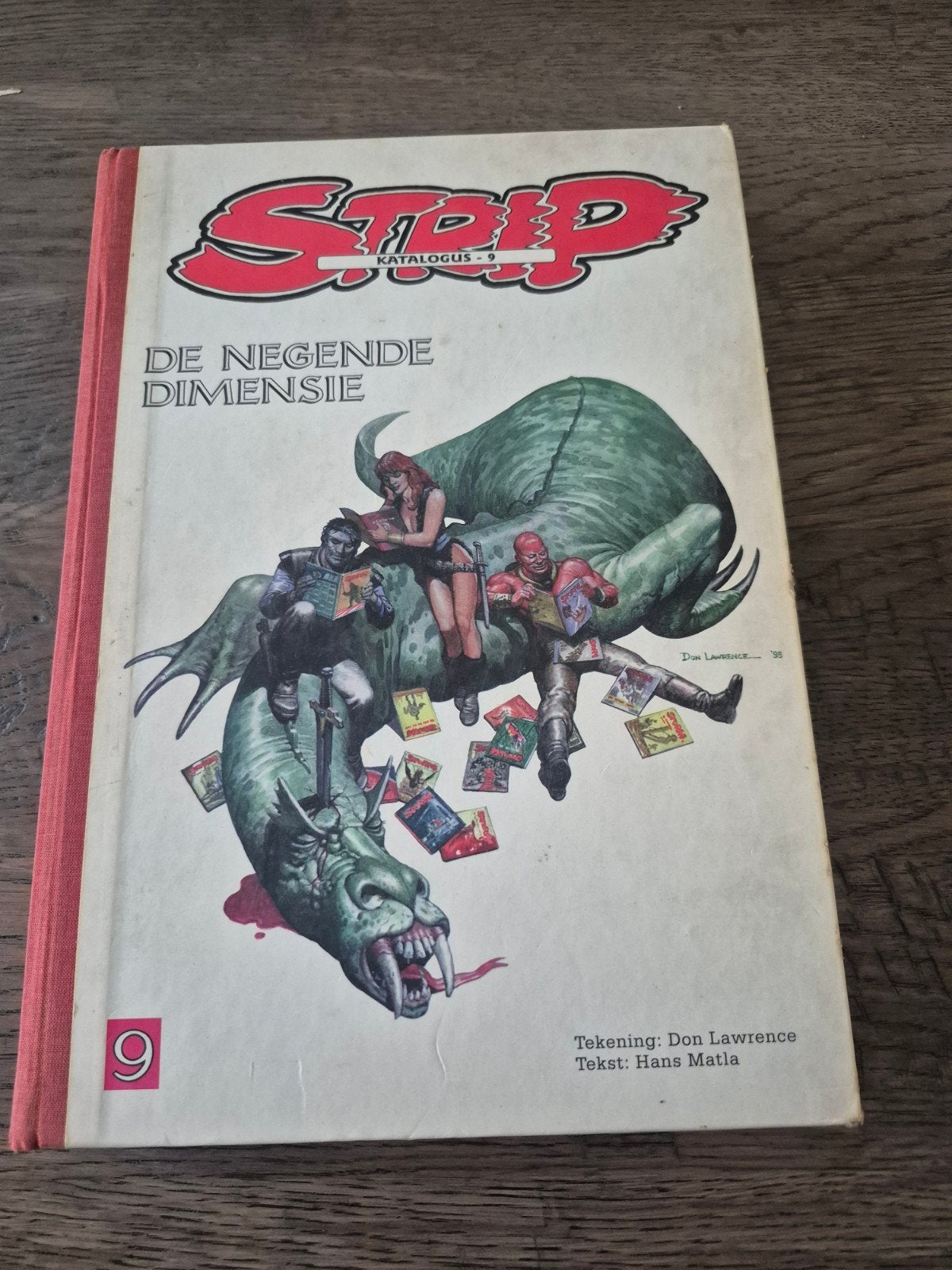 Strip Katalogus 9: De Negende Dimensie - Don Lawrence, Ophalen of Verzenden