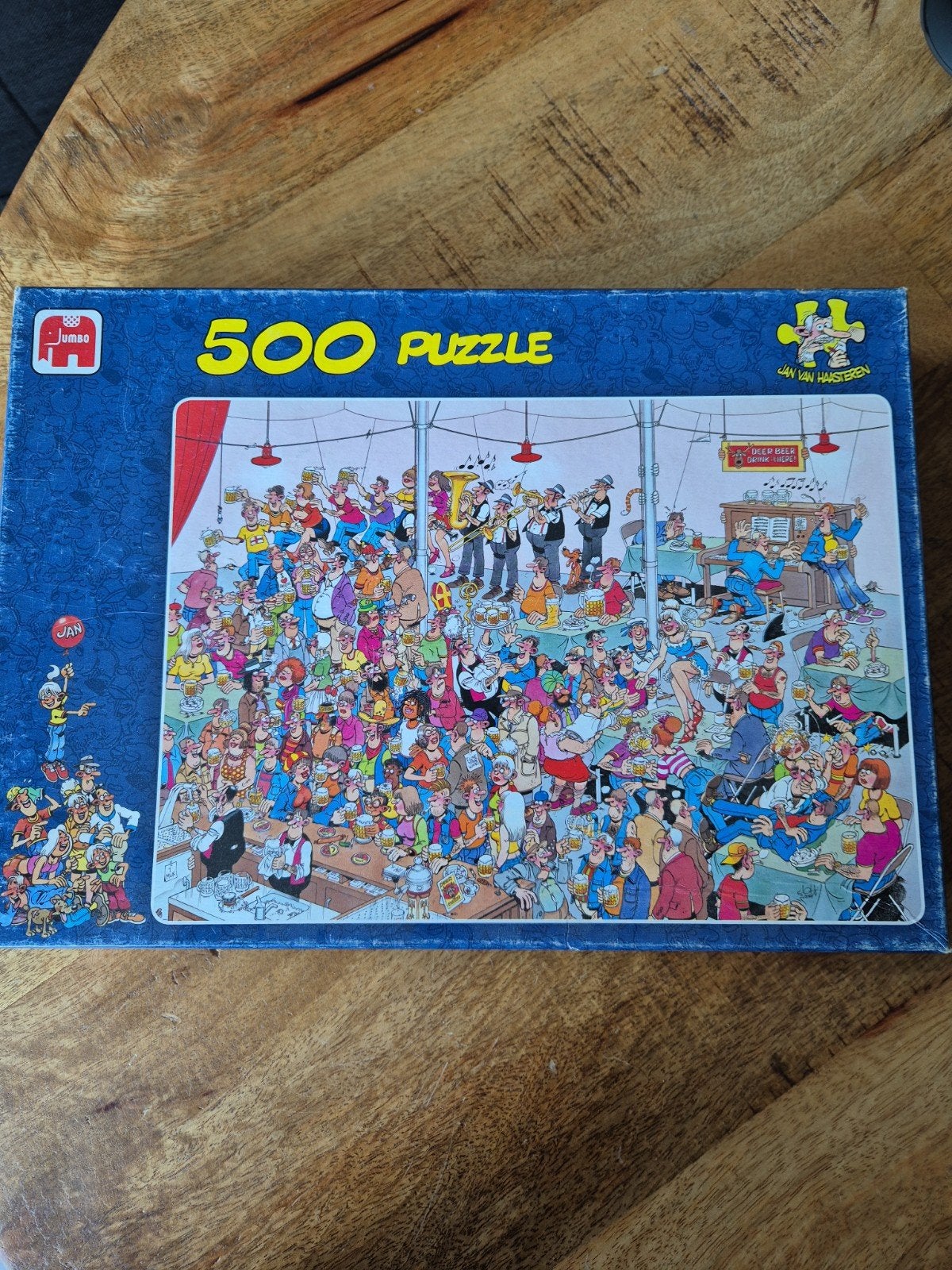 Jan van Haasteren 500 stukjes puzzel - Duitse bierfeest, Ophalen, 500 t/m 1500 stukjes, Gebruikt, Legpuzzel