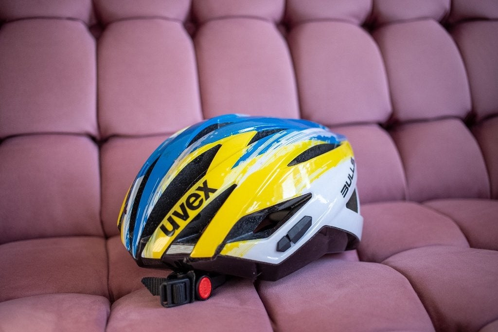 Uvex ultrasonic race bike helmet, Ophalen, M, Uvex, Zo goed als nieuw