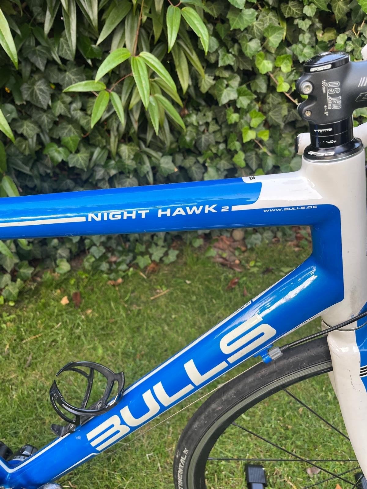 Top Racefiets Bulls Night Hawk 2, Shimano Ultegra - Frame 56, 28 inch, Carbon, Zo goed als nieuw, Meer dan 20 versnellingen
