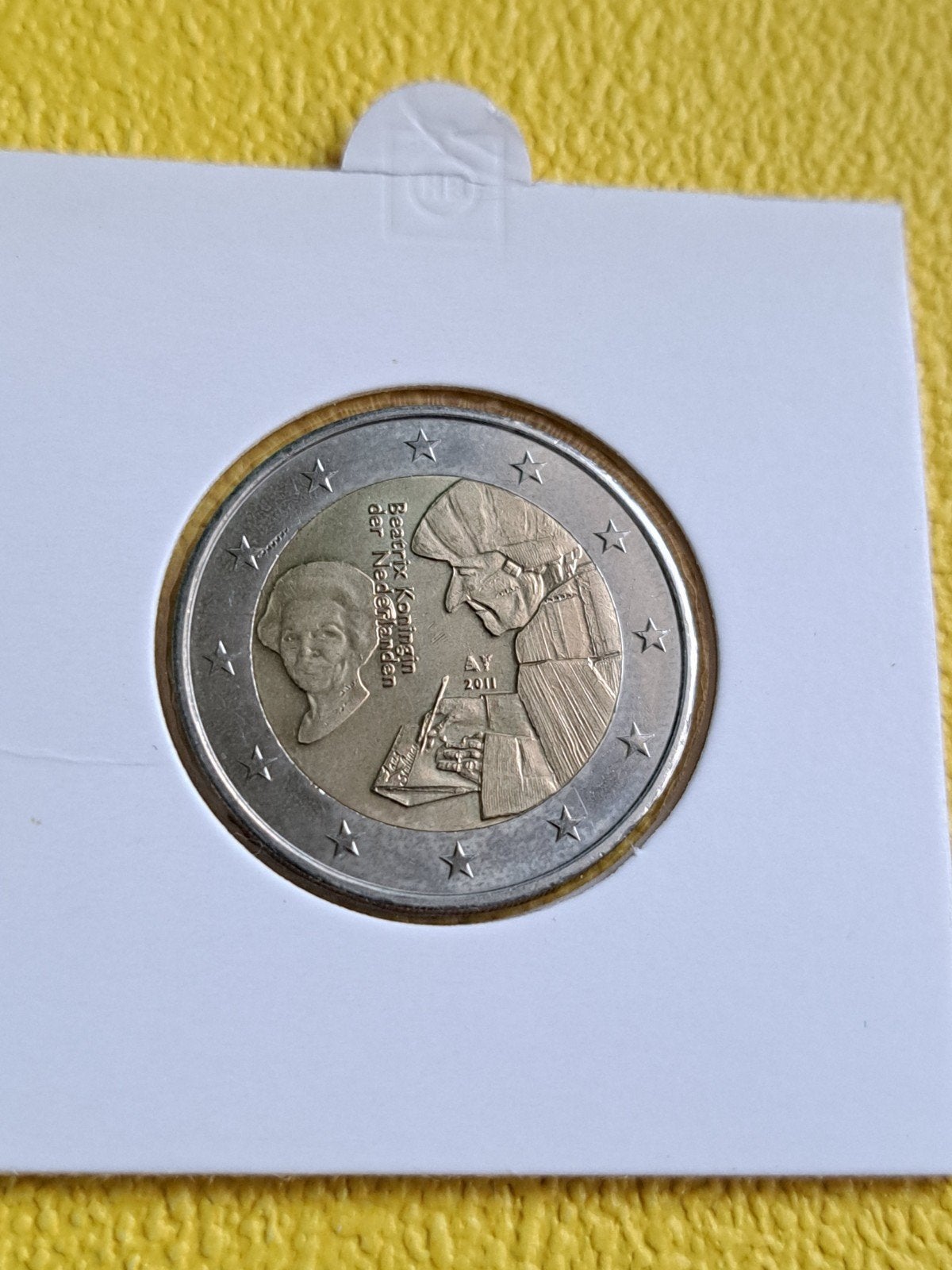 2 euro UNC Nederland 2011 Erasmus, Postzegels en Munten, Ophalen of Verzenden, Overige landen, 2 euro
