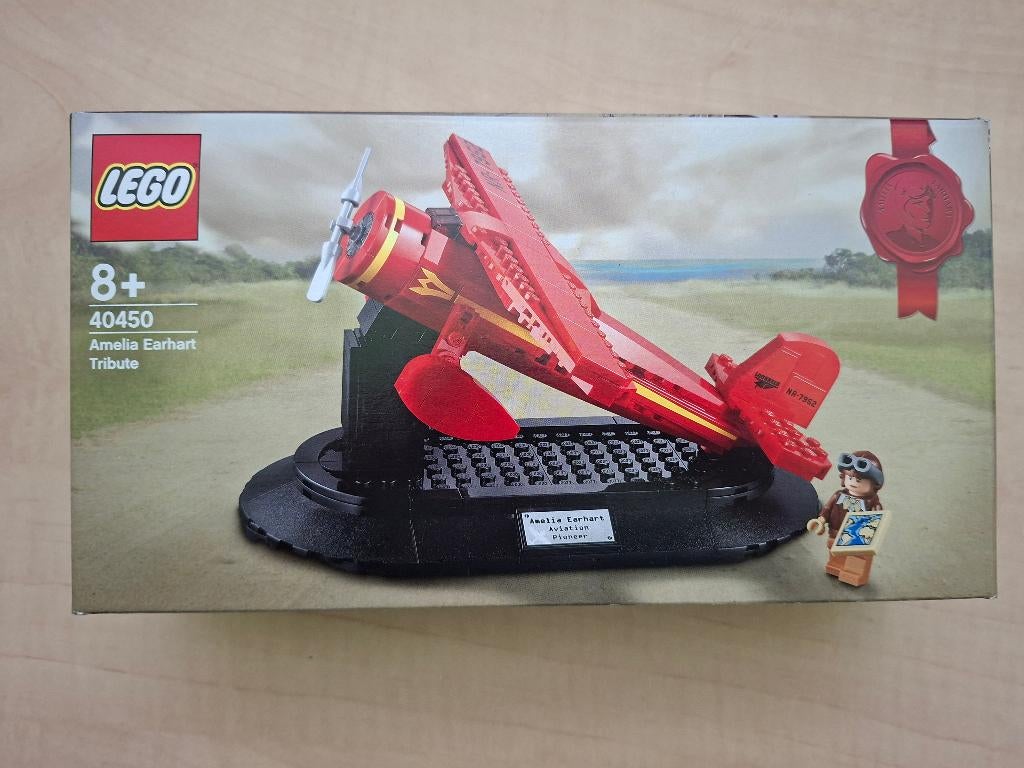 LEGO set 40450: Eerbetoon aan Amelia Earhart, Overige thema's, Lego, Nieuw, Ophalen of Verzenden