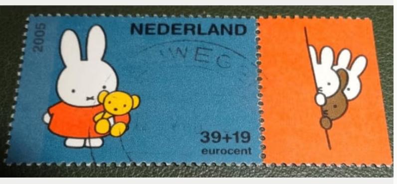 Kinderzegels - 2370a + tab - 2005 - Nijntje, Postzegels en Munten, Postzegels | Nederland, Verzenden, Na 1940, Gestempeld