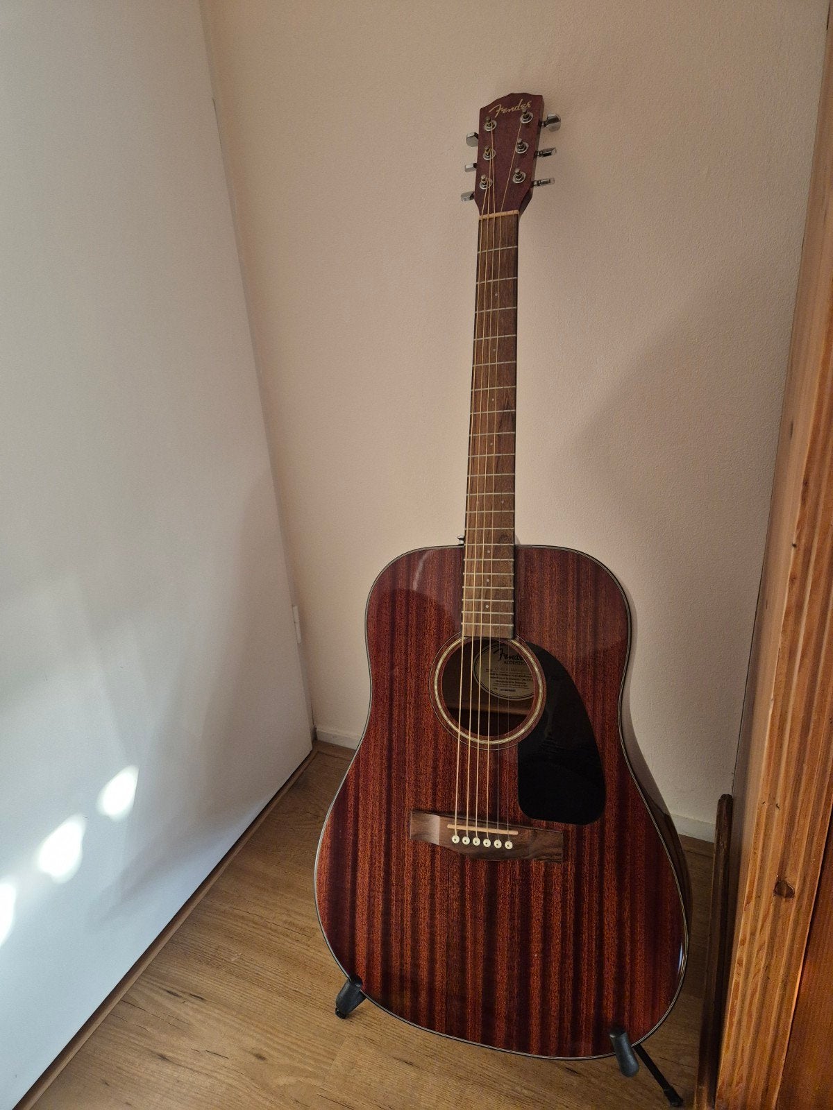Mooie Fender CD-60 All-Mahogany akoestische gitaar, Ophalen, Zo goed als nieuw, Western- of Steelstringgitaar